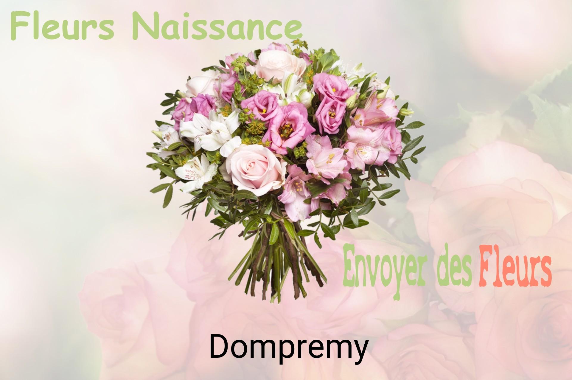 Bouquet de fleurs de naissance livré à Dompremy