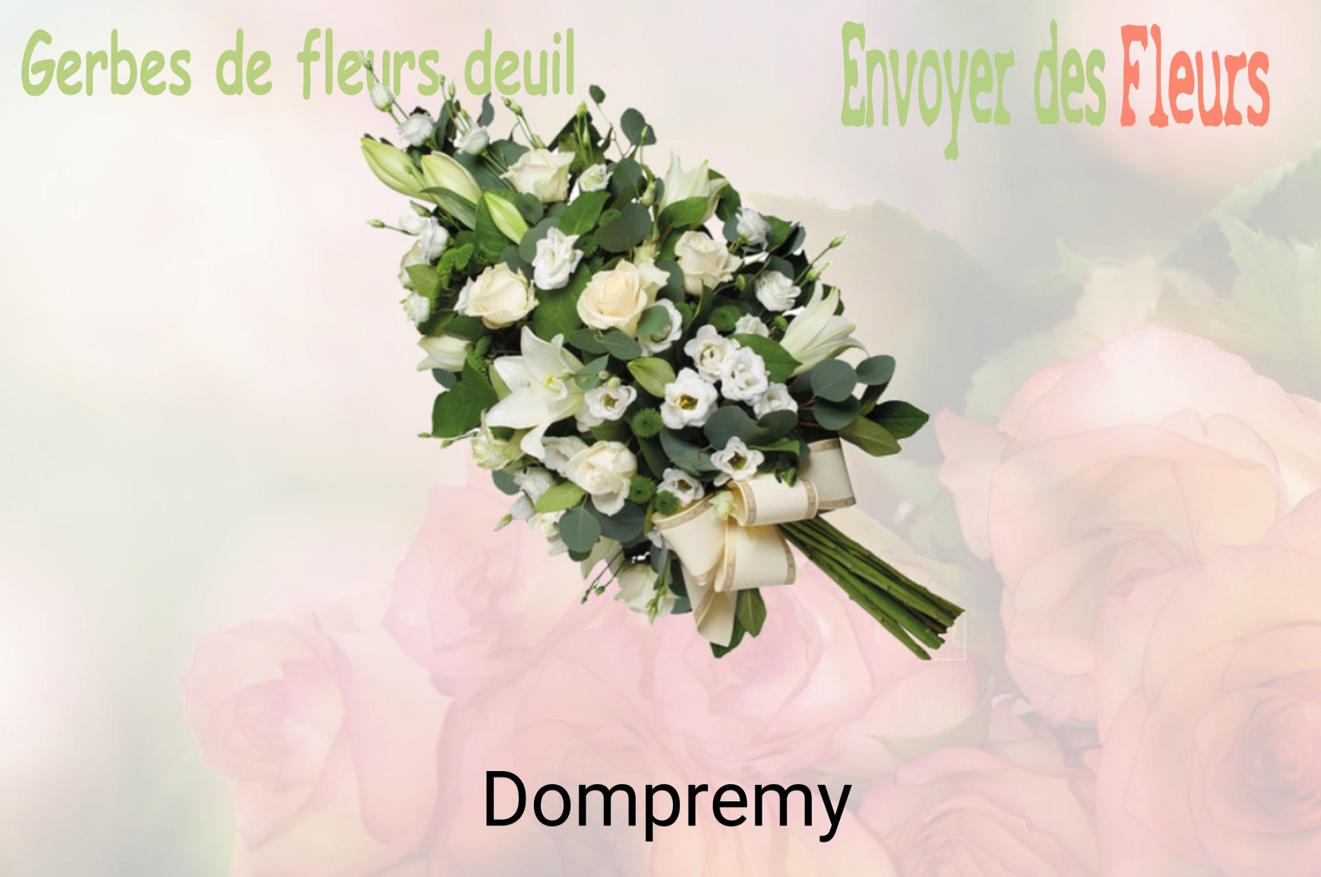 Gerbe de fleurs de deuil livrée à Dompremy